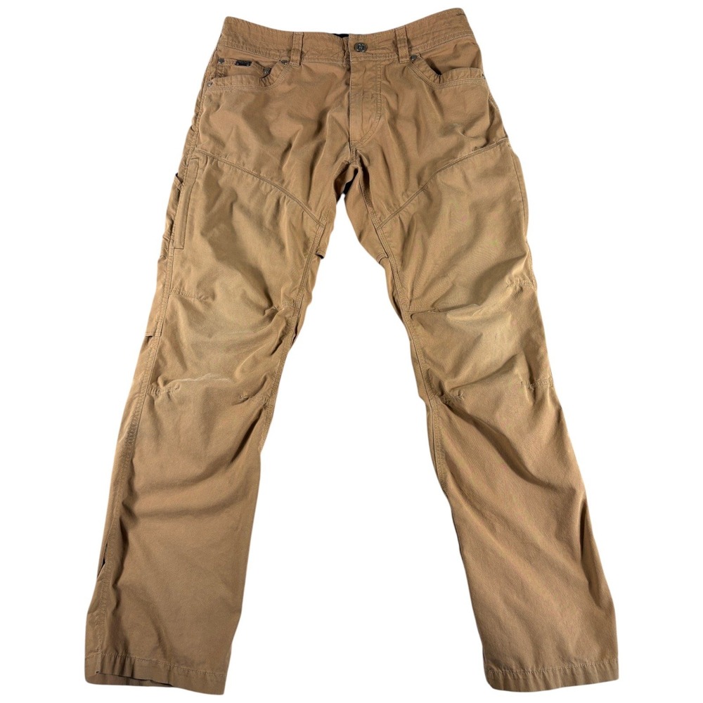 Kuhl Rydr Pants Mens 32x32 Brown Good Workwear Durable Straight Leg Outdoors